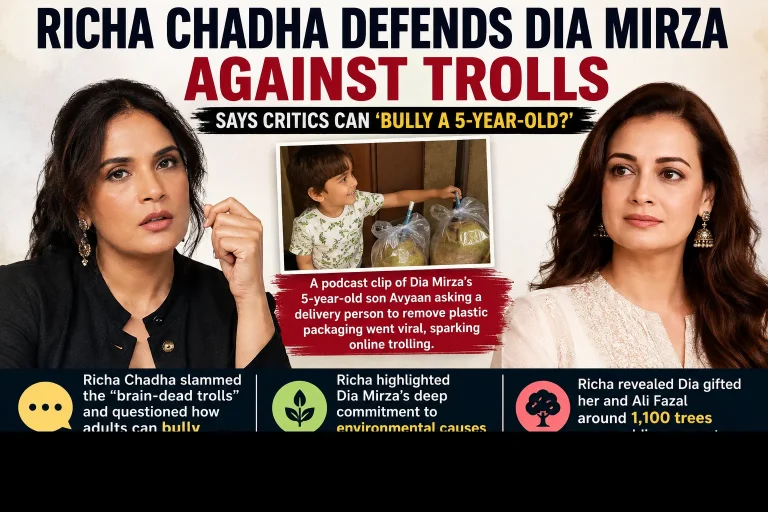 Richa Chadha Defends Dia Mirza Amid Troll Storm Over Son Avyaan: Why the Debate Has Sparked a Bigger Conversation